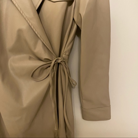 Zara Faux Leather Dress - Picture 10 of 11